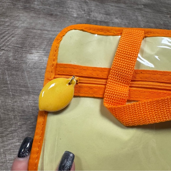 Lemon Print Travel Accessory Case - Picture 7 of 8